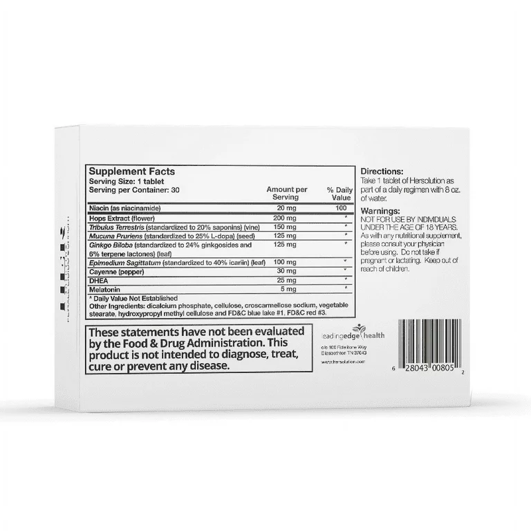 hersolution pills supplement fact